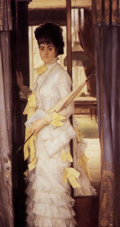 James Tissot A Portrait (Miss Lloyd) (nn01) oil painting picture